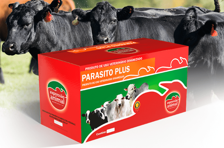 Medicamento para <br><strong>Mosca-dos-Chifres, Carrapato Bovino, Berne e Vermes Bovinos</strong>