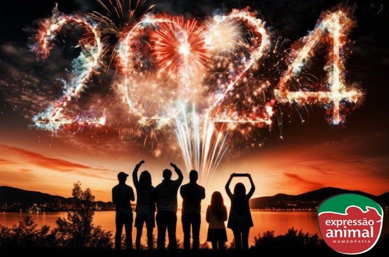 Feliz Ano Novo - Expressão Animal