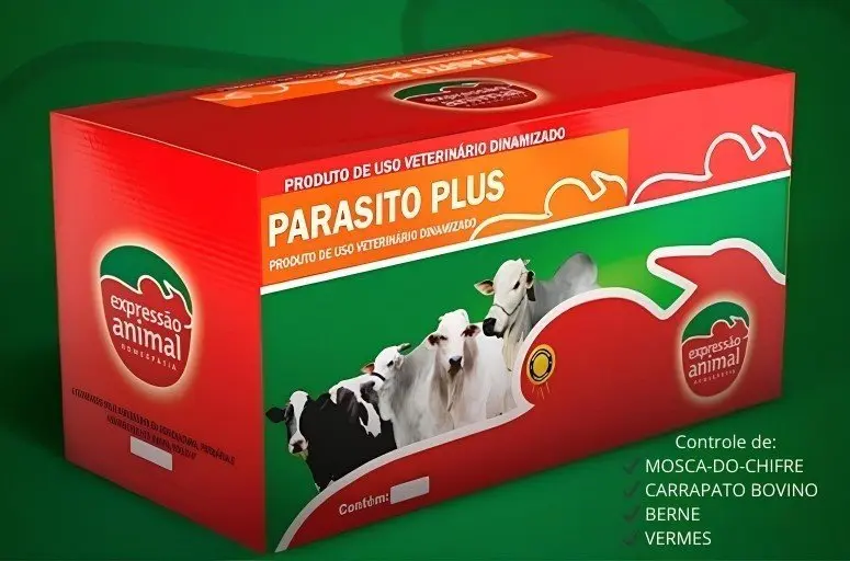 ✔ Parasito Plus: aliado no combate seguro e eficaz de Parasitas Bovinos